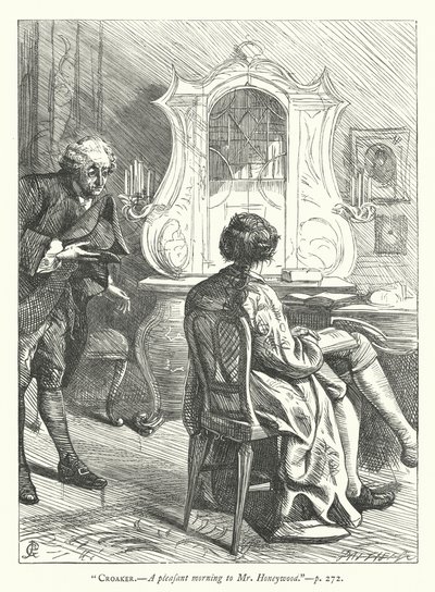 Illustration für Der gutmütige Mann (Gravur) von George John Pinwell