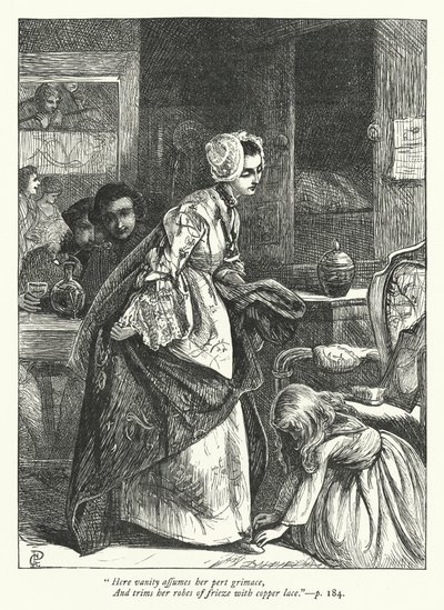 Illustration für Der Reisende (Gravur) von George John Pinwell