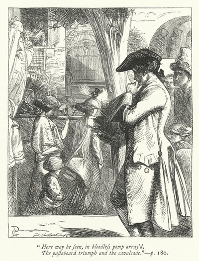 Illustration für Der Reisende (Gravur) von George John Pinwell