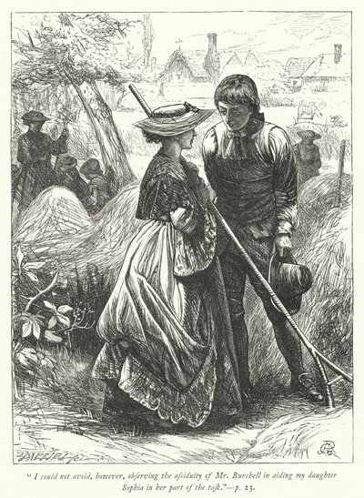 Illustration für Der Pfarrer von Wakefield von George John Pinwell