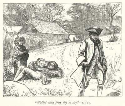 Illustration für Der Pfarrer von Wakefield von George John Pinwell