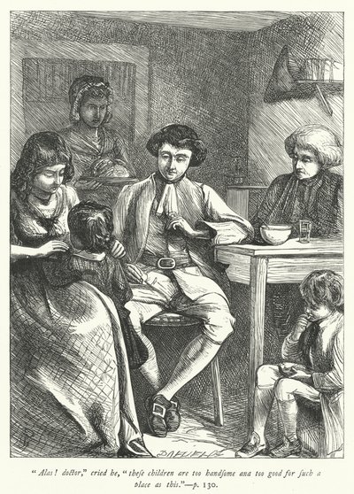Illustration für Der Pfarrer von Wakefield von George John Pinwell