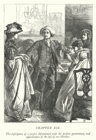 Illustration für Der Pfarrer von Wakefield (Gravur) von George John Pinwell