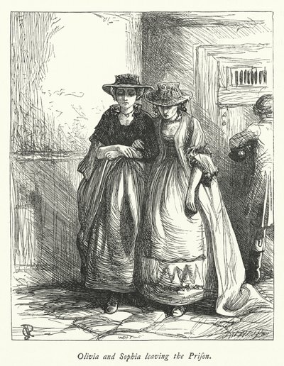 Illustration für Der Pfarrer von Wakefield (Gravur) von George John Pinwell