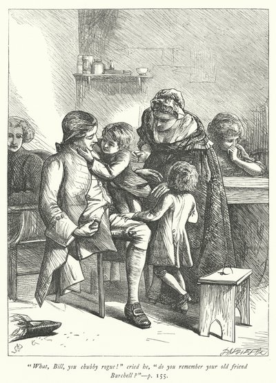 Illustration für Der Pfarrer von Wakefield (Gravur) von George John Pinwell