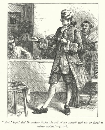 Illustration für Der Pfarrer von Wakefield (Gravur) von George John Pinwell