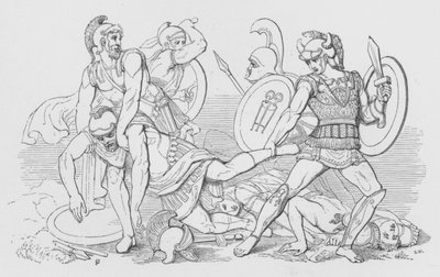 Schlacht am See Regillus von George Junior Scharf