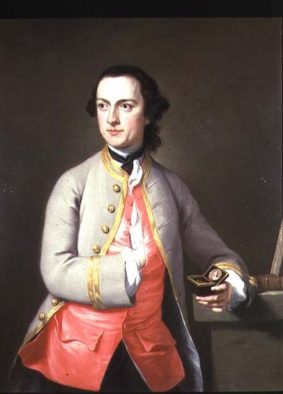Porträt eines jungen Mannes von George Knapton