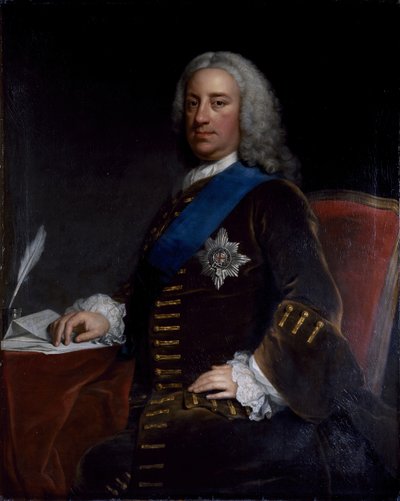 Porträt von William Cavendish, 3. Herzog von Devonshire, späte 1730er - frühe 1740er von George Knapton
