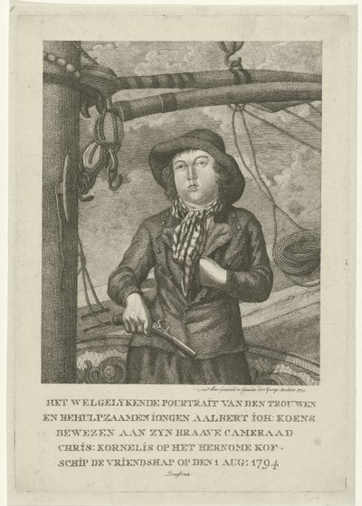 Porträt von Aalbert Joh. Koens von George Kockers