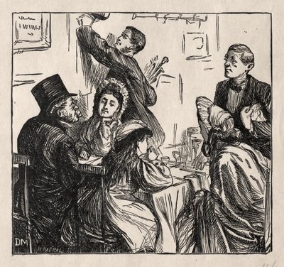 Erfrischung - Auf der Großen Ausstellung von George Louis Palmella Busson Du Maurier