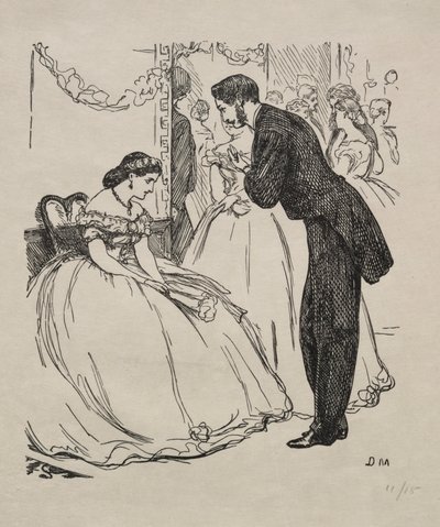 Das Lied des Trostlosen, 1863 von George Louis Palmella Busson Du Maurier