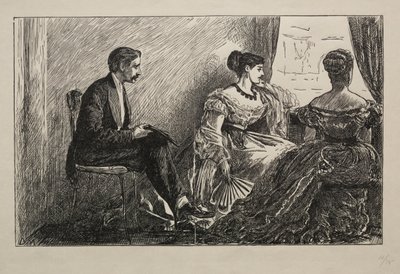 Die weiße Kamelie, 1868 von George Louis Palmella Busson Du Maurier