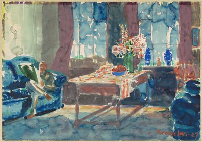Selbstporträt: Innenansicht meiner New Yorker Wohnung von George Luks