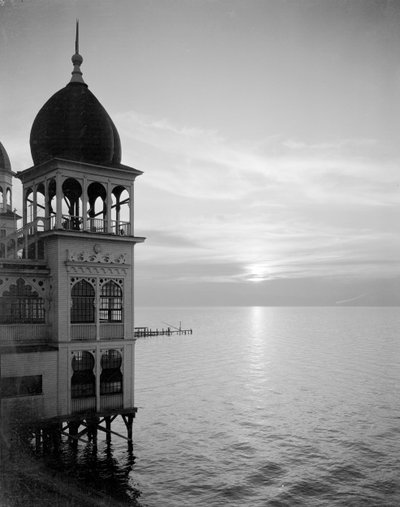 Saltair - Sonnenuntergang, ca. 1920-25 von George Lytle Beam