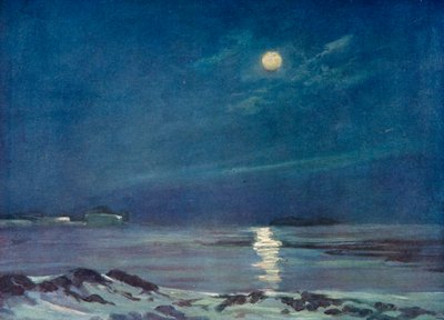 Vollmond im Winter, ca. 1908, 1909 von George Marston
