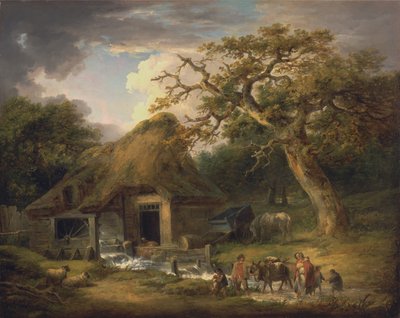 Die alte Wassermühle von George Morland