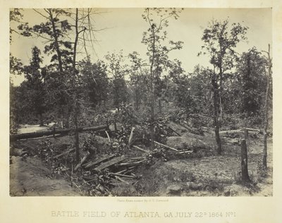 Schlachtfeld von Atlanta, GA Nr. 1 von George N. Barnard