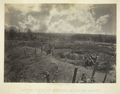 Schlachtfeld von Atlanta, GA, Nr. 2, 22. Juli 1864 von George N. Barnard