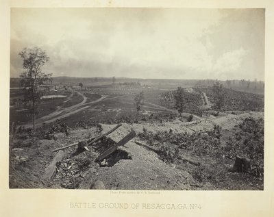 Schlachtfeld von Resacca, GA, Nr. 4 von George N. Barnard