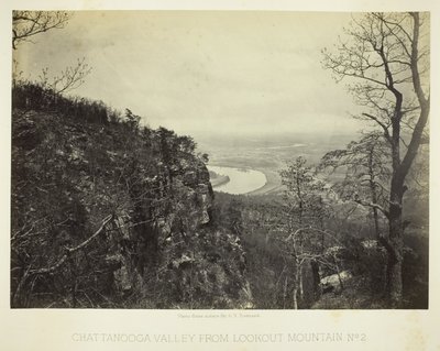 Chattanooga-Tal vom Lookout Mountain, Nr. 2 von George N. Barnard