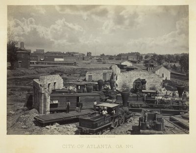 Stadt Atlanta, GA, Nr. 1 von George N. Barnard