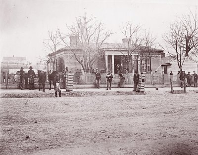 Hauptquartier von General Sherman oder Thomas, Chattanooga, ca. 1864 von George N. Barnard