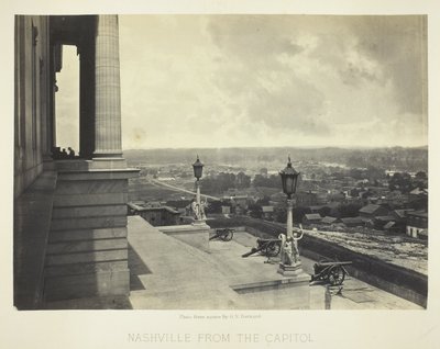 Nashville vom Kapitol von George N. Barnard
