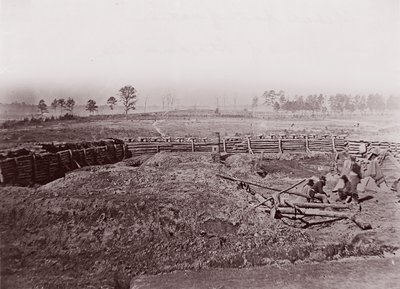 Rebellenbefestigungen vor Atlanta, ca. 1864 von George N. Barnard