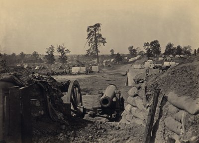 Rebellenwerke vor Atlanta, Ga. Nr. 3 von George N. Barnard