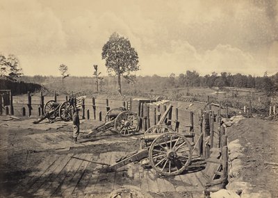 Rebellenwerke vor Atlanta, Georgia, Nr. 2 von George N. Barnard