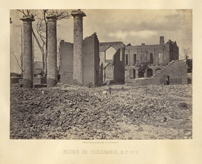 Ruinen in Columbia, S.C. Nr. 2 von George N. Barnard