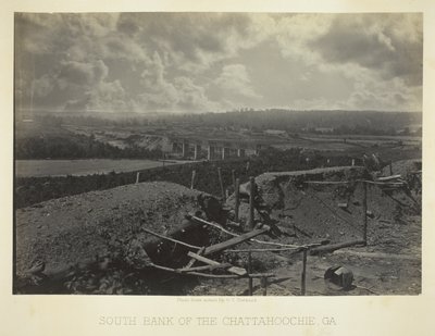 Südufer des Chattahoochie, Ga. von George N. Barnard
