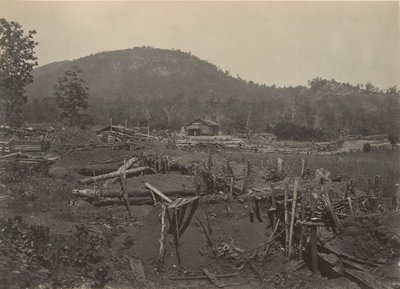 Die Front des Kenesaw Mountain, Georgia, 1860er Jahre von George N. Barnard
