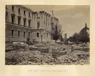 Das neue Kapitol, Columbia, South Carolina von George N. Barnard