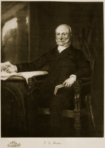John Quincy Adams, 6. Präsident der Vereinigten Staaten von Amerika, veröffentlicht 1901 von George Peter Alexander Healy