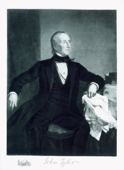 John Tyler, 10. Präsident der Vereinigten Staaten von Amerika, veröffentlicht 1901 von George Peter Alexander Healy