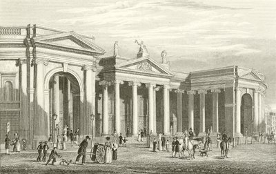 Bank of Ireland, Dublin, Südportikus von George Petrie