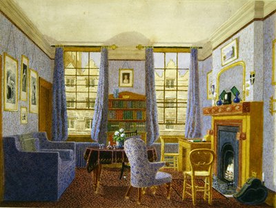 Ein Studentenzimmer, Christ Church, Oxford von George Pyne
