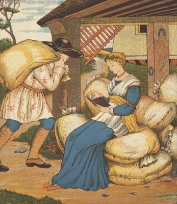 Die Prinzessin liest aus Rumpelstilzchen von George R. Halkett