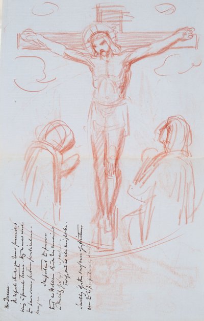 Studie der Kreuzigung, ca. 1857 von George Richmond