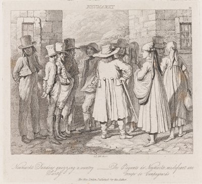 Dandies, Neumarkt, ca. 1821 von George Robert Lewis