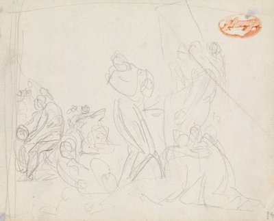 Figurenkompositionsstudie 34 von George Romney