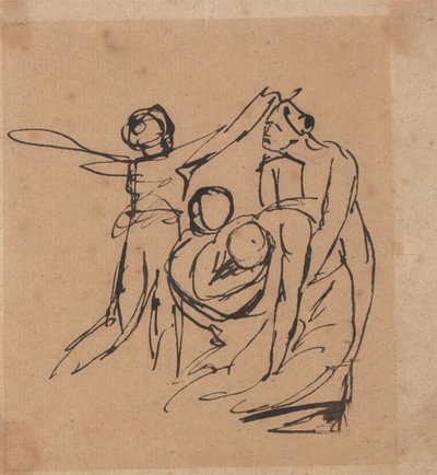 Trauergruppe von George Romney