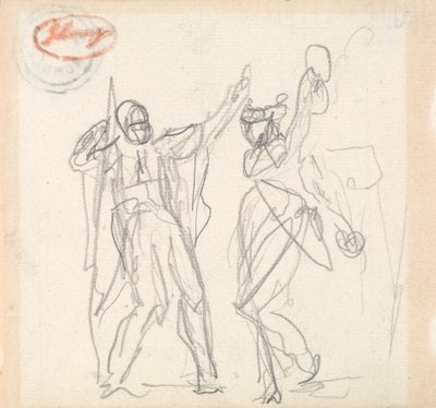 Jephta und seine Tochter von George Romney