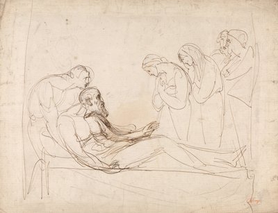 Lear von Cordelia erweckt von George Romney