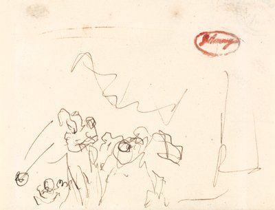 Lose beschriebene Figuren von George Romney