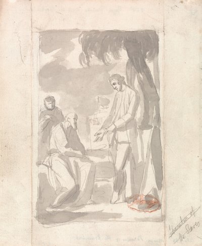 Major Pierson und der Brahmane von George Romney