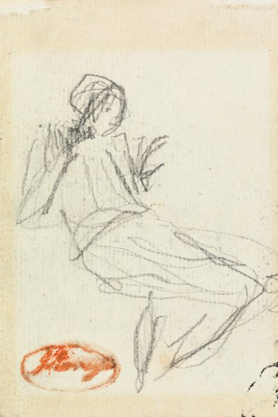 Sitzendes Bauernmädchen von George Romney