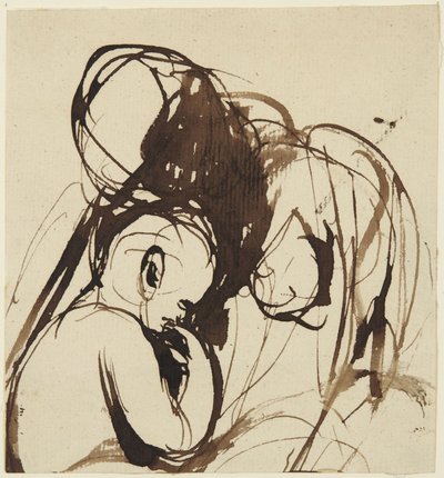 Sitzende Frau und Kind von George Romney